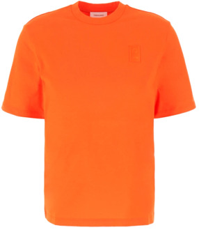 Salvatore Ferragamo T-Shirts Salvatore Ferragamo , Orange , Dames - L,S
