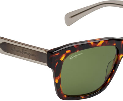 Salvatore Ferragamo Vierkante zonnebril SF1087S Heren Bruin