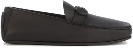 Salvatore Ferragamo Zwarte Loafer Schoenen voor Mannen Salvatore Ferragamo , Black , Heren - 39 1/2 EU