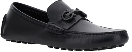 Salvatore Ferragamo Zwarte platte schoenen Grazioso Salvatore Ferragamo , Black , Heren - 41 Eu,39 1/2 Eu,39 Eu,40 EU