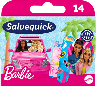 Salvequick Pleisters Salvequick Barbie Bandaids 14 st