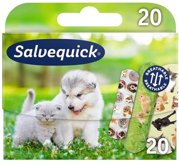 Salvequick Pleisters Salvequick Dierenpleister 20 st