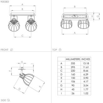 Sambatello Spot - E27 - 48 cm