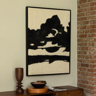 Sameer Schilderij - Wolvilt - 100 x 74 cm