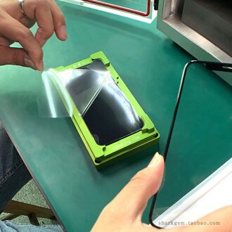 Sameking 2in1 Groen Lamineren Mold Voor Iphone Xr 11Pro Promax 12Prolcd Touch Screen Opknappen Mold Lcd Reparatie Tool for 11promax