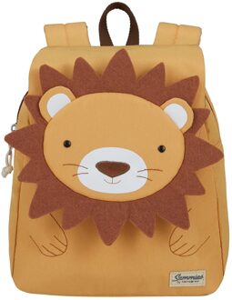 Sammies by Samsonite Happy Sammies Eco Lion Lester S rugzak met print Lichtoranje - 1 maat