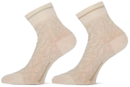 sammy sokken 2-pack cream geen unisex Beige - 39-42