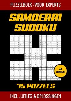 Samoerai Sudoku - Puzzelboek voor Experts - 75 Puzzels -  Puzzelboek Shop (ISBN: 9789403716046)
