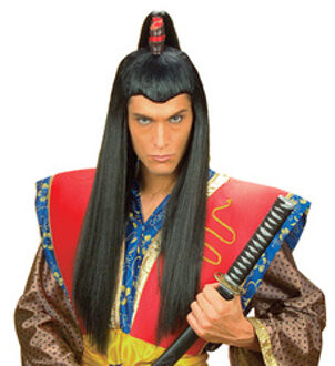 Samoeraipruik voor mannen - Verkleedpruik