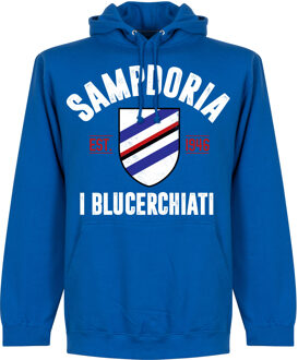 Sampdoria Established Hooded Sweater - Blauw - L