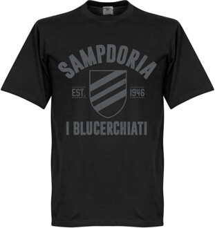 Sampdoria Established T-Shirt - Zwart