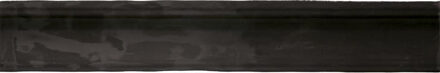 SAMPLE Cifre Cerámica Moldura Colonial keramische wandtegel 5 x 30 cm, glans zwart