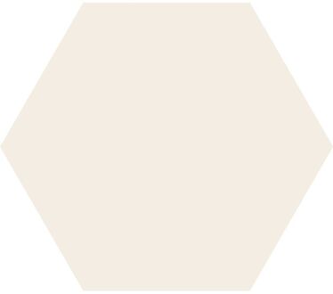SAMPLE Cifre Cerámica Timeless hexagon tegel 15 x 17 cm, ivory mat