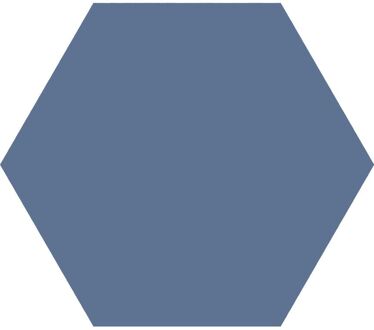 SAMPLE Cifre Cerámica Timeless hexagon tegel 15 x 17 cm, marine mat