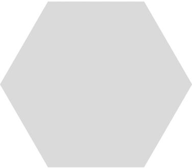 SAMPLE Cifre Cerámica Timeless hexagon tegel 15 x 17 cm, pearl mat