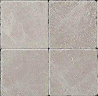 SAMPLE Kerabo Burdur beige marmer natuursteen tegel 20 x 20 cm, beige anticato