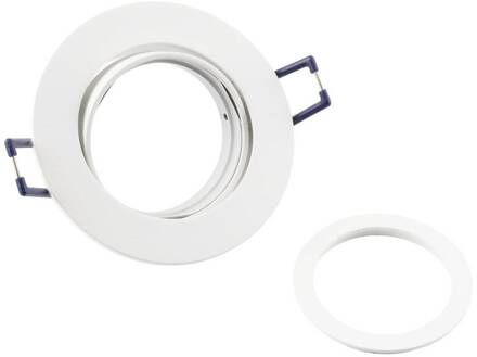 Samsola plafond inbouwlamp, wit, Ø 8 cm, metaal