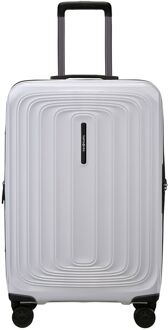 Samsonite 2Wander Spinner 69 cm - Uitbreidbaar 80/88 liter - 69x45x28/31 cm - metallic stone hardcase koffer Wit - H 69 x B 45 x D 28 cm