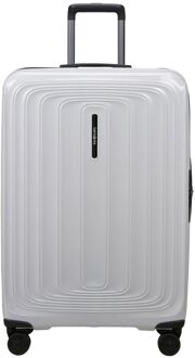 Samsonite 2Wander Spinner 75 cm - Uitbreidbaar 107/117 liter - 75x51x30/33 cm - metallic stone hardcase koffer Wit - H 75 x B 51 x D 30 cm