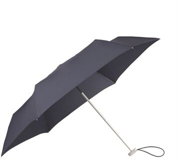 Samsonite Alu Drop 3 Sect. Manual Flat indigo blue paraplu Blauw