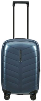 Samsonite Attrix Spinner 55/35 EXP steel blue Harde Koffer Blauw - H 55 x B 35 x D 26