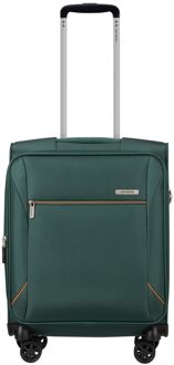 Samsonite Base Breeze Spinner 55/20 Expandable dark green zachte koffer lichtgewicht koffer Groen - H 55 x B 40 x D 23 cm