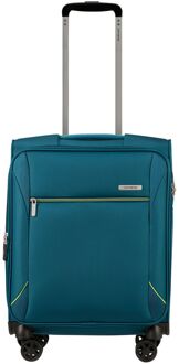 Samsonite Base Breeze Spinner 55/20 Expandable petrol blue zachte koffer lichtgewicht koffer Blauw - H 55 x B 40 x D 23 cm