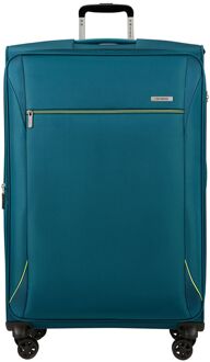 Samsonite Base Breeze Spinner 81/30 Expandable petrol blue zachte koffer lichtgewicht koffer Blauw - H 81 x B 52 x D 35 cm