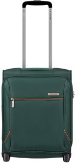 Samsonite Base Breeze Upright 45 Underseater dark green zachte koffer lichtgewicht koffer Groen - H 45 x B 36 x D 20 cm