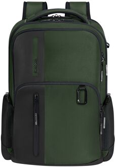Samsonite BIZ2GO Laptop Backpack 15.6" earth green Groen - H 43 x B 30 x D 16.5 cm