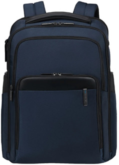 Samsonite Blauwe rugzak met gerecycled PET-stof Samsonite , Blue , Unisex - ONE Size