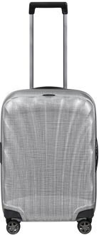 Samsonite C-Lite LTD Spinner 55 Expandable LTD aluminium hardcase koffer lichtgewicht koffer Zilver - H 55 x B 40 x D 20 cm