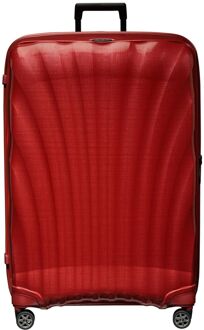 Samsonite C-Lite Spinner 86 chili red hardcase koffer lichtgewicht koffer Rood - H 86 x B 58 x D 36 cm