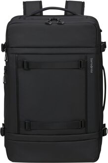 Samsonite Cabin Pack Cabin Backpack S - 46/56 liter - 55x35x23/27 cm - Laptopvak 17.3" - black weekendtas handbagage Zwart - H 55 x B 35 x D 23 cm