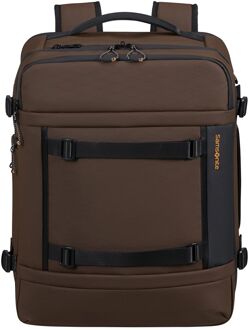 Samsonite Cabin Pack Underseat Backpack M - 37 liter - 45x36x20 cm - Laptopvak 17.3" - dark brown weekendtas handbagage Bruin - H 45 x B 36 x D 20 cm