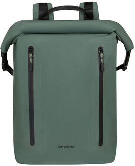 Samsonite Coatify Biz IPX4 Rolltop laptop laptop rugzak 15.6" green Groen - H 43 x B 29 x D 14 cm