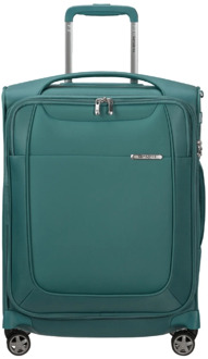 Samsonite D'Lite Spinner 55 Exp northern blue Zachte koffer Blauw - H 55 x B 40 x D 22/25