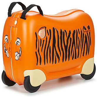 Samsonite Dream2Go Ride-on kinderkoffer Tiger Toby Bruin / Zwart