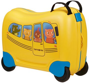 Samsonite Dream2Go Ride-On Suitcase school bus Kinderkoffer Geel - H 38 x B 52 x D 21