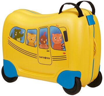 Samsonite Dream2Go Ride-On Suitcase school bus Kinderkoffer Geel - H 38 x B 52 x D 21