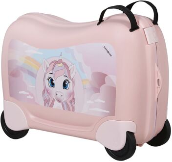 Samsonite Dream2Go Ride-On Suitcase unicorn tess kinderkoffer hardcase koffer Multicolor - H 38 x B 52 x D 21 cm