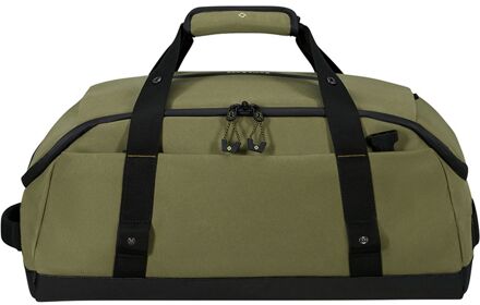 Samsonite Ecodiver Duffle S LTD waxed wasabi weekendtas handbagage Groen - H 24 x B 55 x D 31 cm