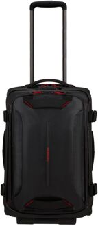 Samsonite Ecodiver Duffle/Wheels 55/35 black weekendtas handbagage Zwart - H 55 x B 35 x D 23 cm