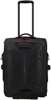 Samsonite Ecodiver Duffle/Wheels 55 Backpack black handbagage Zwart - H 55 x B 40 x D 25 cm