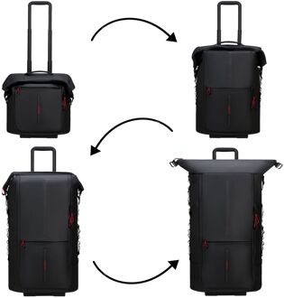 Samsonite Ecodiver reistas op wielen 4-in-1 80 cm black Zwart