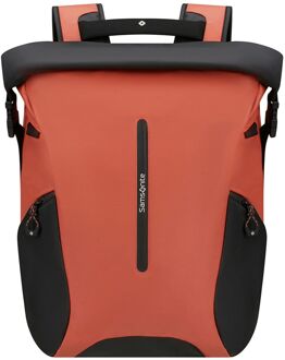 Samsonite Ecodiver Rolltop laptop laptop rugzak L clay Oranje - H 49 x B 38 x D 15 cm