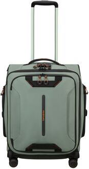 Samsonite Ecodiver Spinner Duffle 55/20 light sage zachte koffer lichtgewicht koffer Groen - H 55 x B 40 x D 23 cm