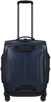 Samsonite Ecodiver Spinner Duffle 55 blue nights zachte koffer lichtgewicht koffer Blauw - H 55 x B 40 x D 23 cm