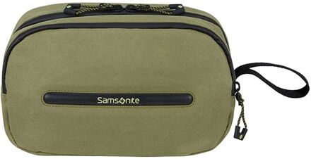 Samsonite Ecodiver Toilet Kit LTD waxed wasabi Groen - H 16 x B 26 x D 13 cm