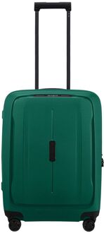 Samsonite Essens Handbagage Spinner 55 cm - Uitbreidbaar 50/57 liter - 55x40x23/26 cm - alpine green hardcase koffer lichtgewicht koffer Groen - H 55 x B 40 x D 23 cm